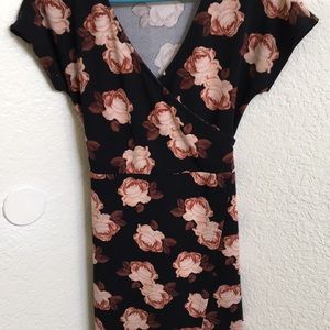 Flower printed dress